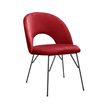 Abisso spider krzesło tapicerowane na czarnych nogach (4)