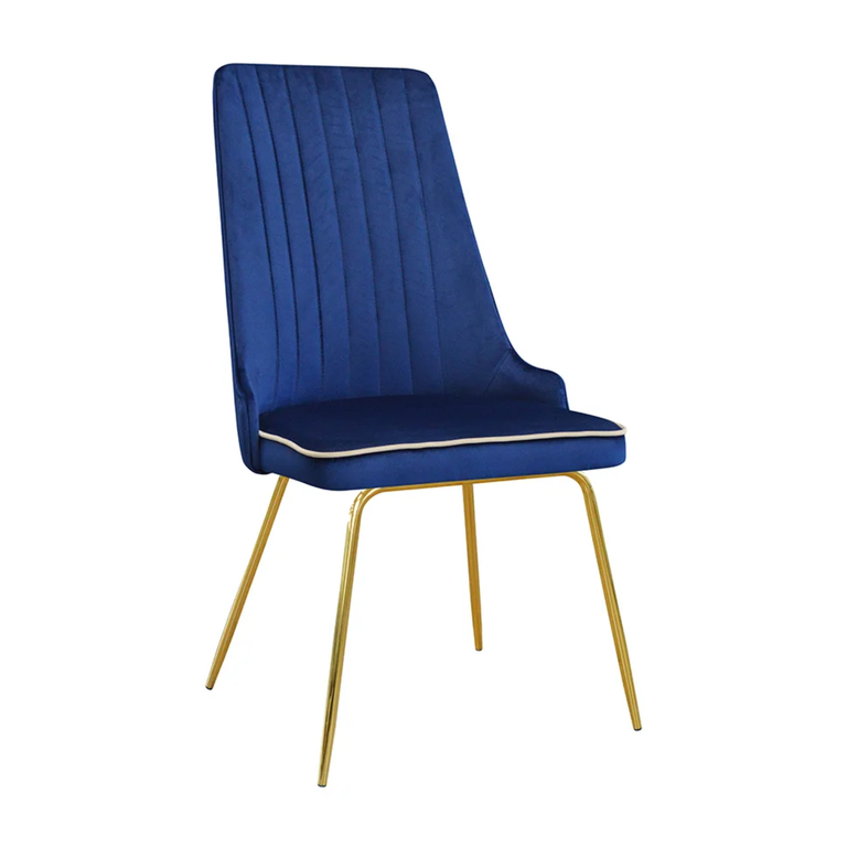 Cloud ideal gold krzesło tapicerowane na złotych nogach (1)