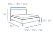 NATURE łóżko tapicerowane 180x200cm (3)