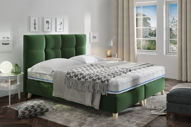 MONA łóżko tapicerowane 140x200cm