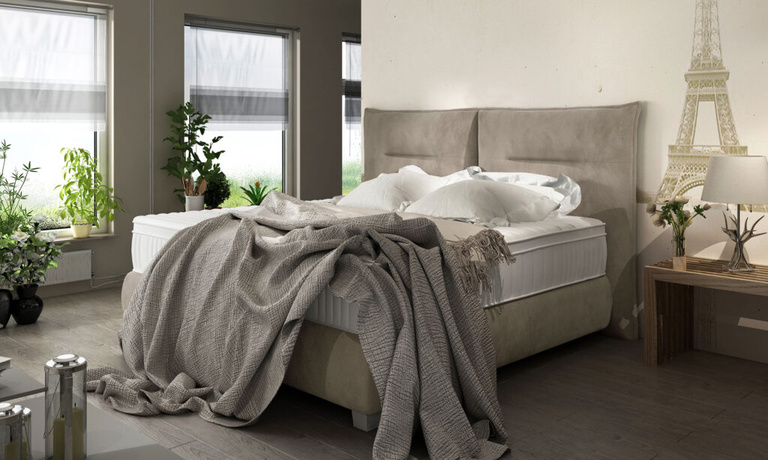 FOG łóżko tapicerowane 140x200cm