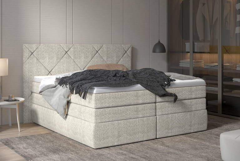 LUNGO łóżko kontynentalne 160x200cm (1)