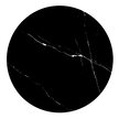 TRIBECA - okrągła ława w stylu glamour, czarny marmur (3)