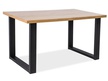 PERSI stół z litego drewna dębowego na metalowej podstawie  (1)