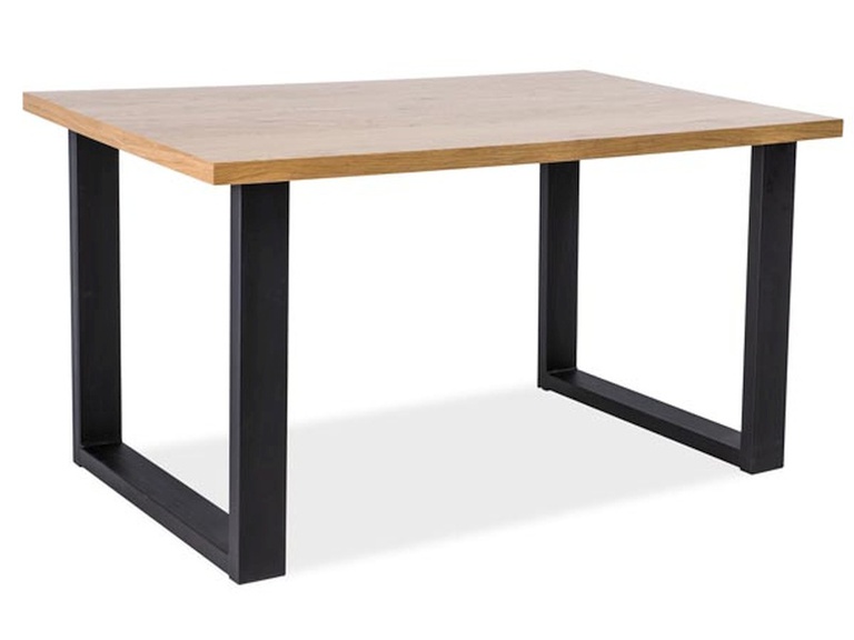 PERSI stół z litego drewna dębowego na metalowej podstawie  (1)