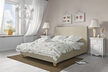 Basic łóżko tapicerowane z pojemnikiem na pościel (2)