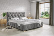 Trivio łóżko tapicerowane z pojemnikiem na pościel (2)