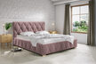 Trivio łóżko tapicerowane z pojemnikiem na pościel (3)