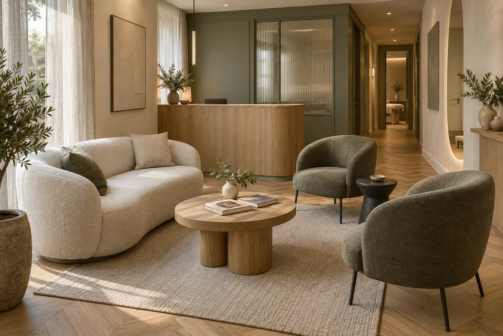 Lobby i poczekalnie — koncepcja aranżacji