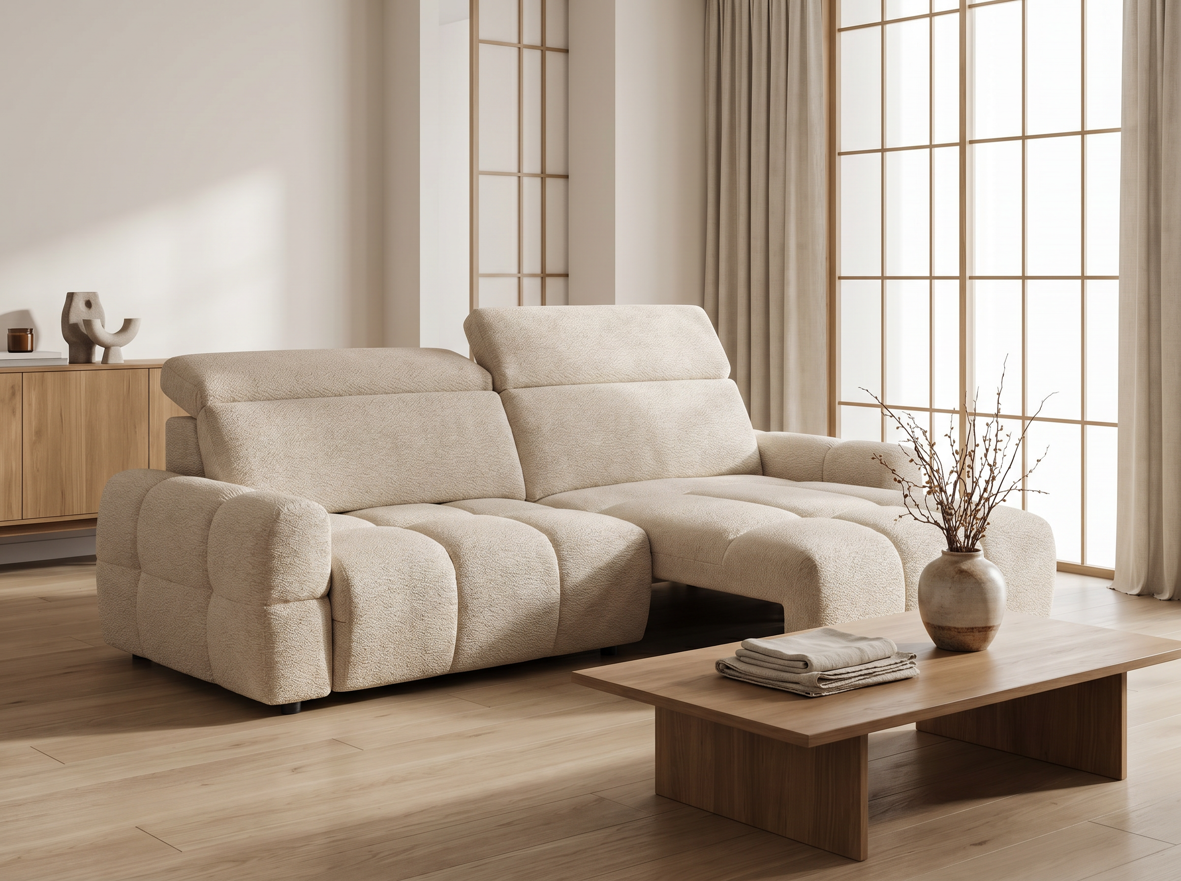 grazia sofa z elektrycznie wysuwanym siedziskiem grazia sofa z elektrycznie wysuwanym siedziskiem